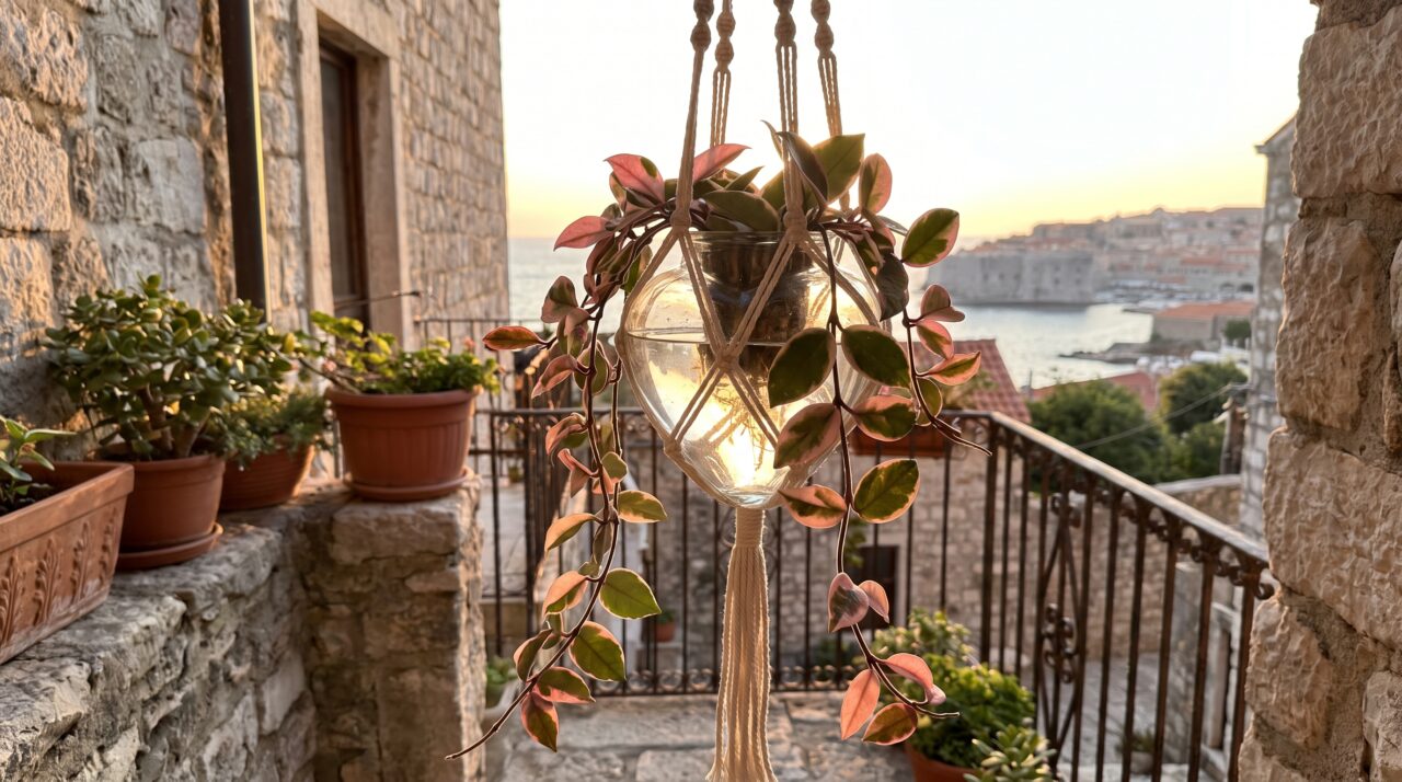 O Coração-Emaranhado, a suculenta pendente que ganha tons rosados com a luz do sol e virou tendência nas varandas: como cultivar corretamente, manter suas tonalidades vibrantes e transformar pequenos espaços em jardins decorativos cheios de vida e estilo