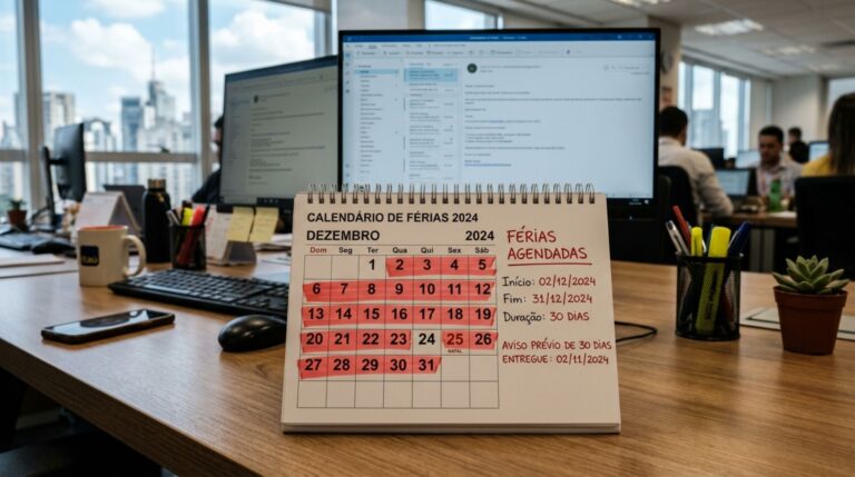 Trabalhadora completa um ano de empresa, espera escolher quando sairá de férias e descobre que quem define o período é a empresa