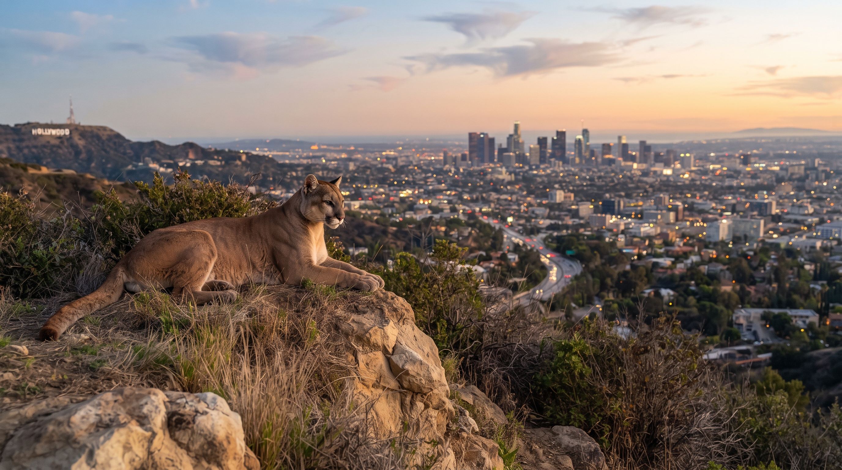 Um puma atravessou duas das rodovias mais movimentadas de Los Angeles por volta de 2012 e passou a década seguinte vivendo no Griffith Park