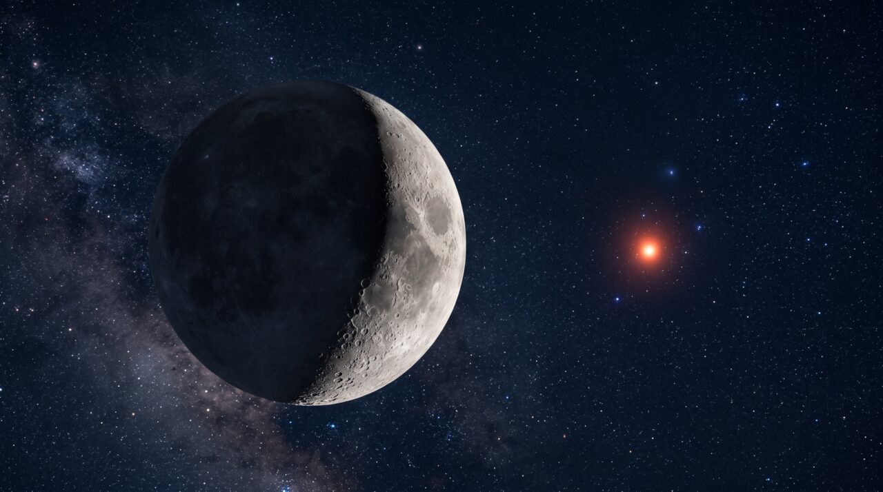 A Lua vai servir de mapa no céu de setembro para encontrar Antares, enquanto Vênus domina o amanhecer e Saturno se aproxima da Lua cheia
