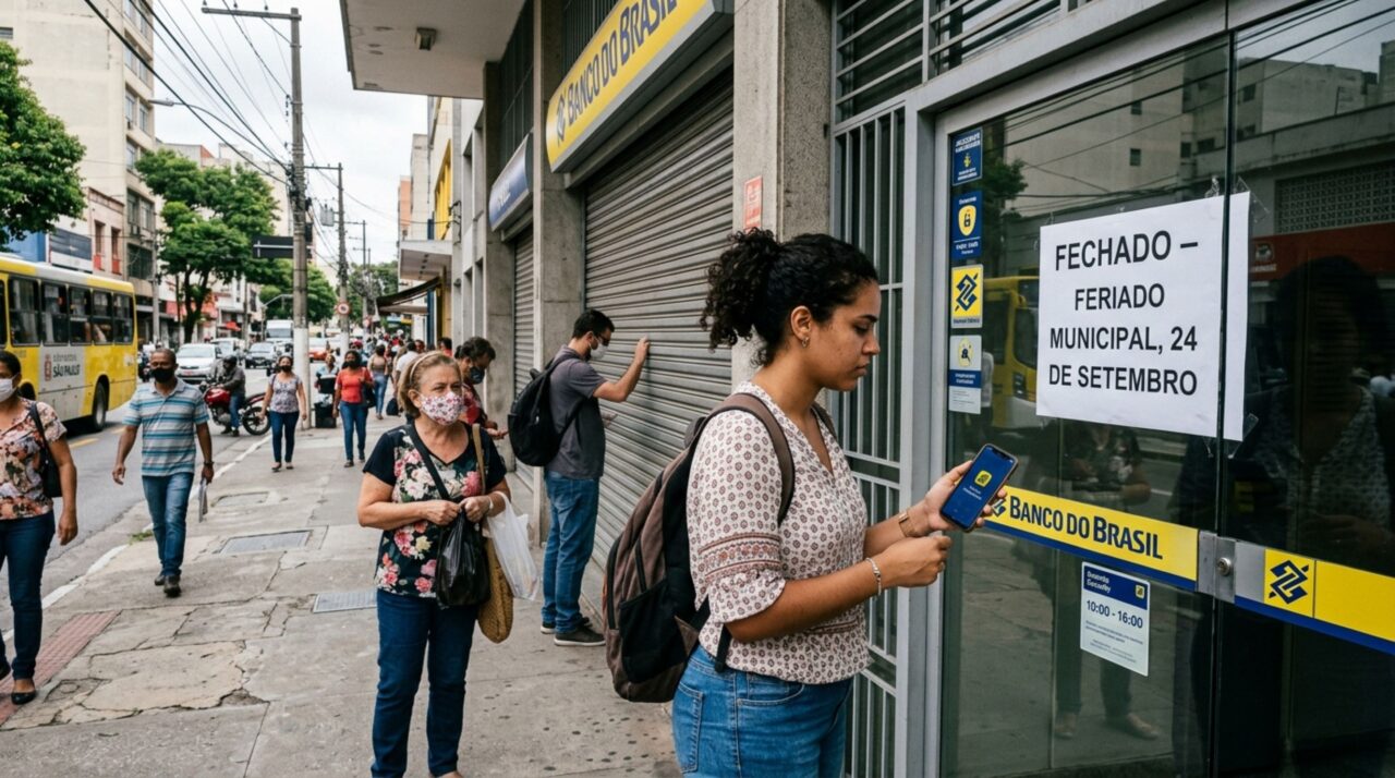 Fechamento do banco dia 24 de setembro afeta clientes