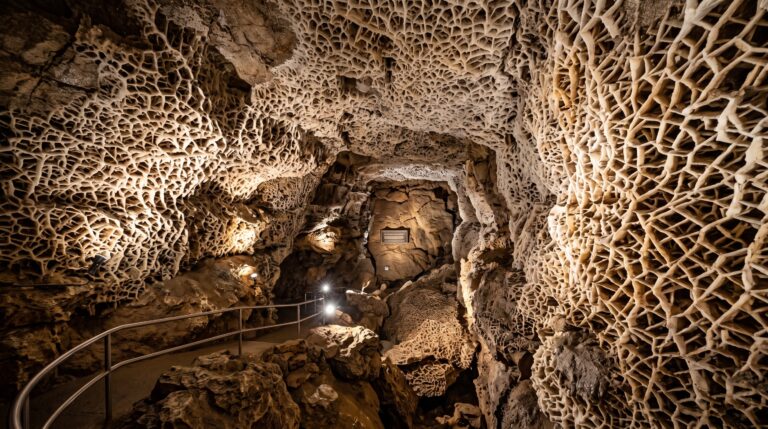 Uma caverna de 167 milhas cabe sob apenas 3,2 quilômetros quadrados e guarda mais estruturas em forma de caixa do que todas as outras juntas