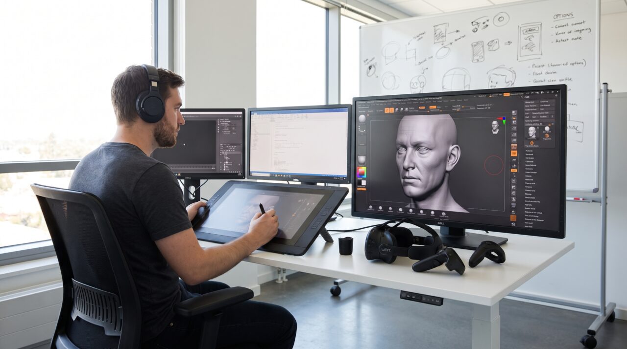 A requisitada profissão que fatura R$ 12 mil por projeto criando “gêmeos digitais” hiper-realistas em 3D para CEOs e celebridades participarem de reuniões em realidade virtual