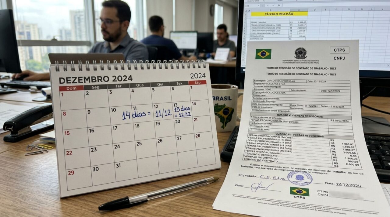 Trabalhador pede demissão poucos dias antes de completar um ano na empresa e, ao receber a rescisão, descobre como a data de saída afeta suas fériasa