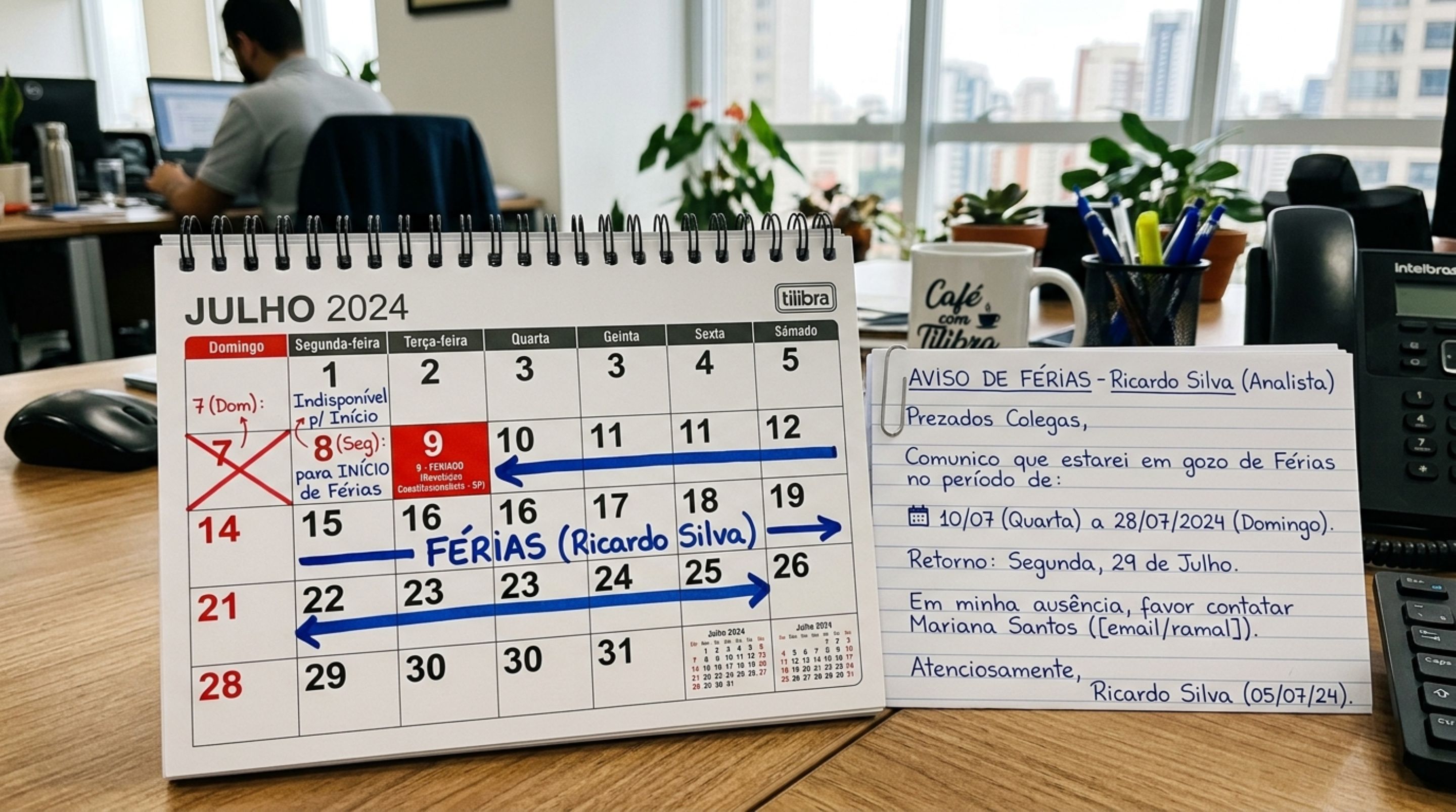 Funcionário recebe férias começando perto de um feriado e acredita que qualquer data poderia ser escolhida pela empresa, CLT explica quando o descanso não pode começar