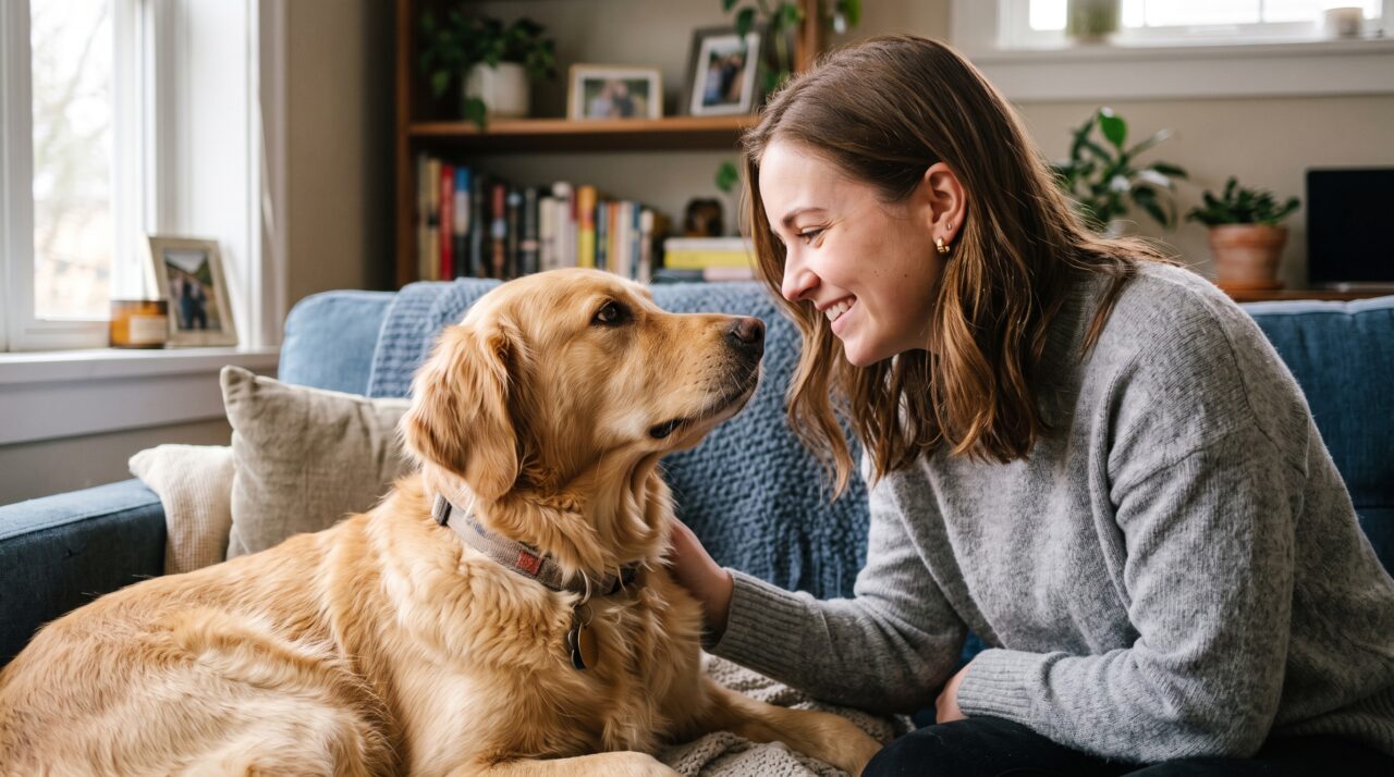 O significado das piscadas dos cachorros para os humanos segundo a ciência