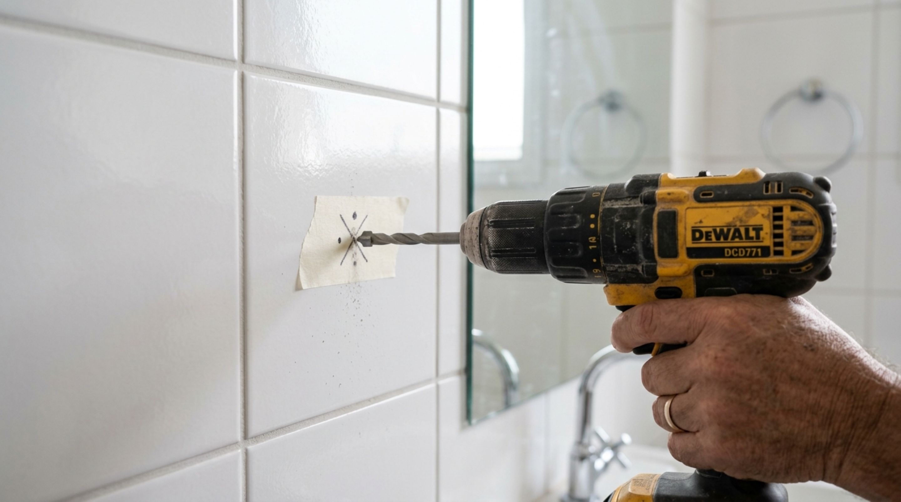 Como furar azulejo sem rachar: 4 passos para instalar acessórios na parede