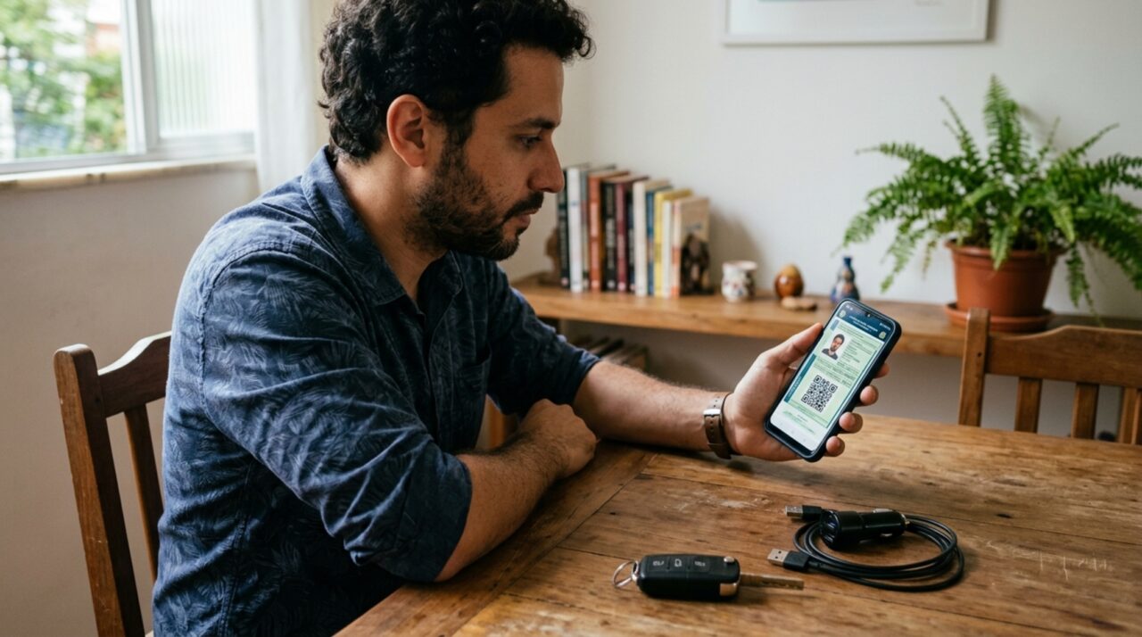 Motorista baixa a CNH digital antes de viajar, fica sem sinal na estrada e descobre que o documento pode ser acessado offline quando foi configurado corretamente