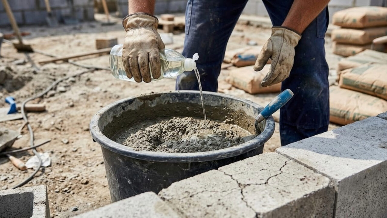 É isso que acontece se você misturar detergente com concreto