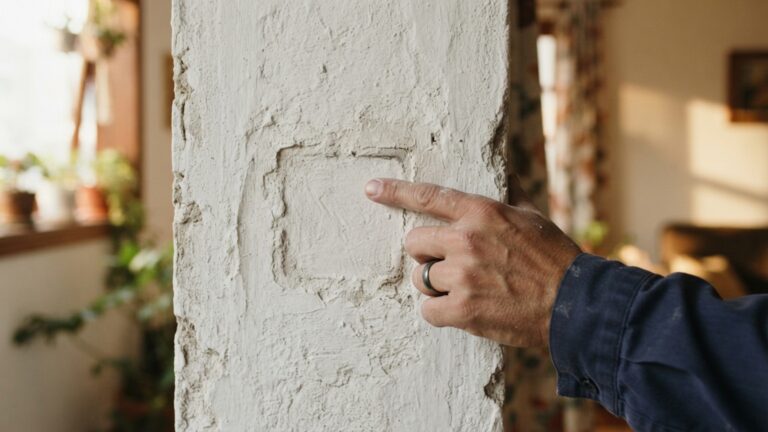 Depois de cinco anos usando uma extensão atravessada pela sala, morador decide instalar uma tomada atrás do sofá e encontra dentro da parede uma caixa elétrica já pronta, tampada e pintada durante uma reforma feita pelo antigo proprietário