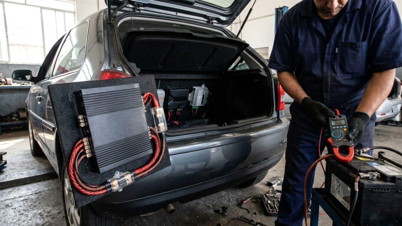 Motorista instala som de R$ 6 mil, a bateria passa a descarregar toda semana e o eletricista explica que o alternador do carro nunca foi projetado para aquele consumo