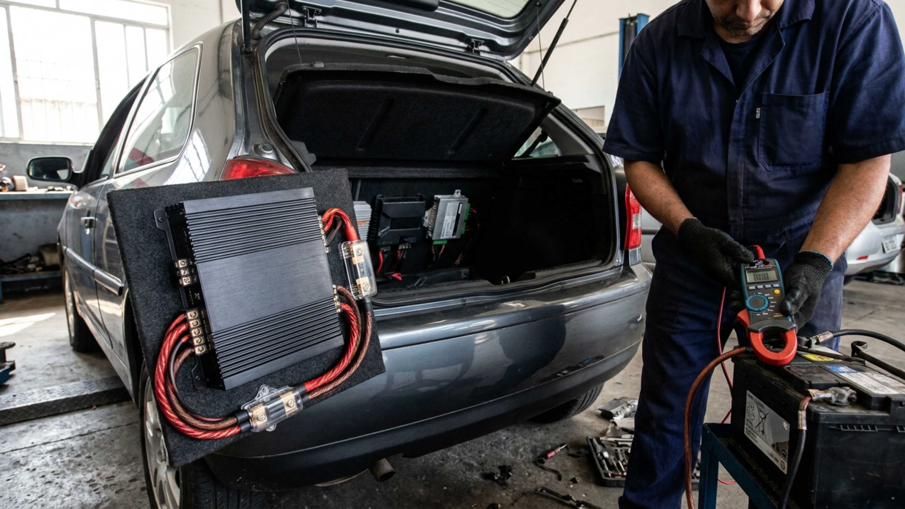 Motorista instala som de R$ 6 mil, a bateria passa a descarregar toda semana e o eletricista explica que o alternador do carro nunca foi projetado para aquele consumo