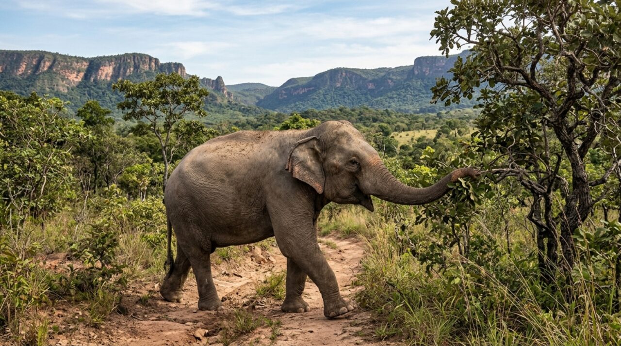 Sandro, um elefante resgatado que viveu quatro décadas em um zoológico, viaja 1.600 quilômetros para começar uma nova vida em um santuário