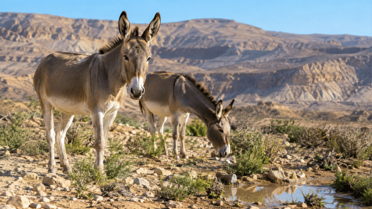 Em 1982, eles soltaram 28 burros selvagens no deserto 40 anos depois, transformaram o ecossistema de forma natural