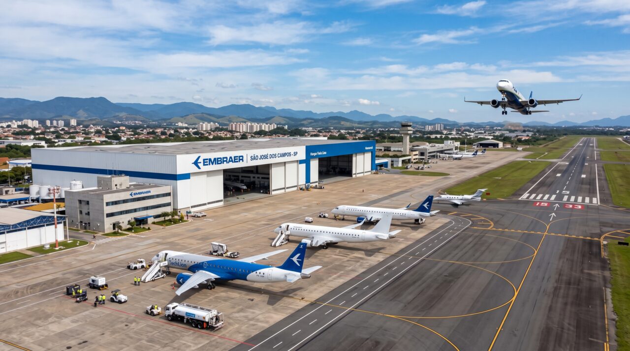 A importância de São José dos Campos na indústria aeroespacial brasileira e sede da Embraer