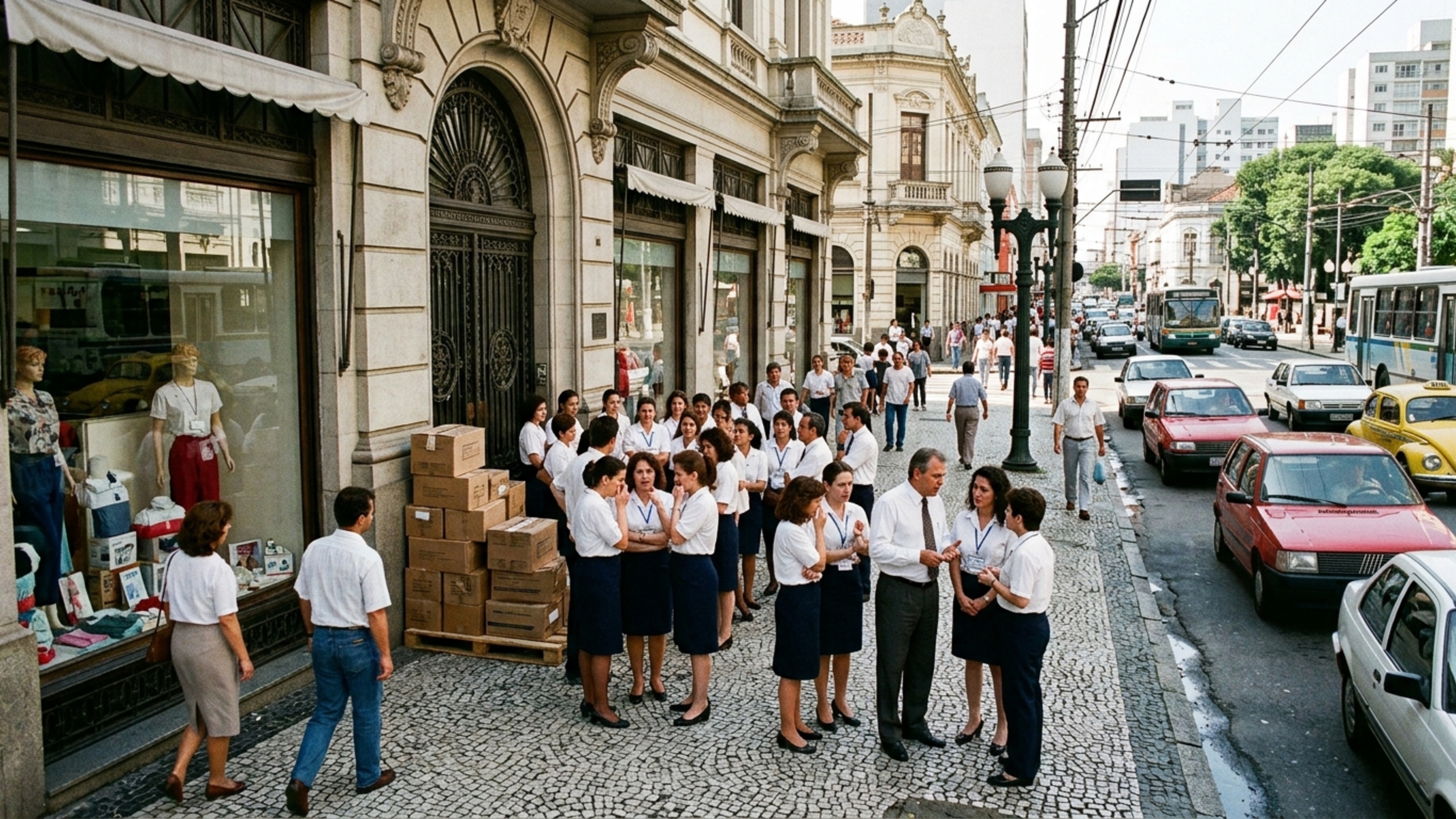 Duzentos funcionários chegam para trabalhar e são dispensados antes mesmo de a loja abrir; após 85 anos, outras 7 unidades entram na lista e 875 empregos ficam ameaçados