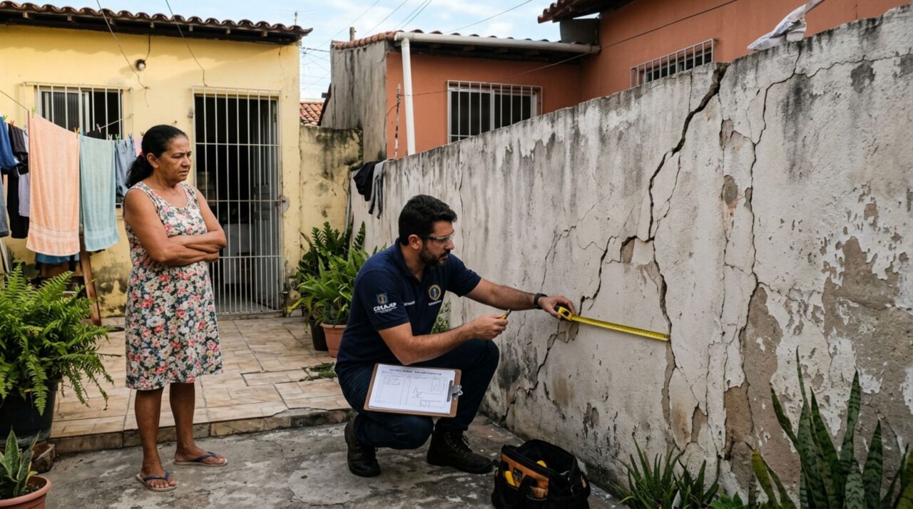 Morador aumenta o muro da divisa para ganhar privacidade, e vizinho reclama que a estrutura ficou sobre a parede que os dois utilizam, proprietários discutem quem pode alterar o muro comum
