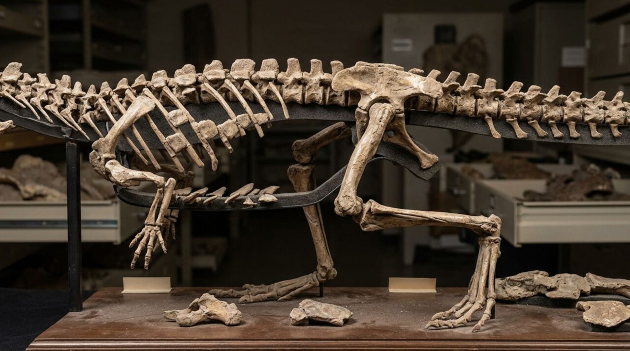 Os ossos dos membros e do tornozelo revelaram uma anatomia terrestre muito mais ágil que a dos crocodilianos modernos