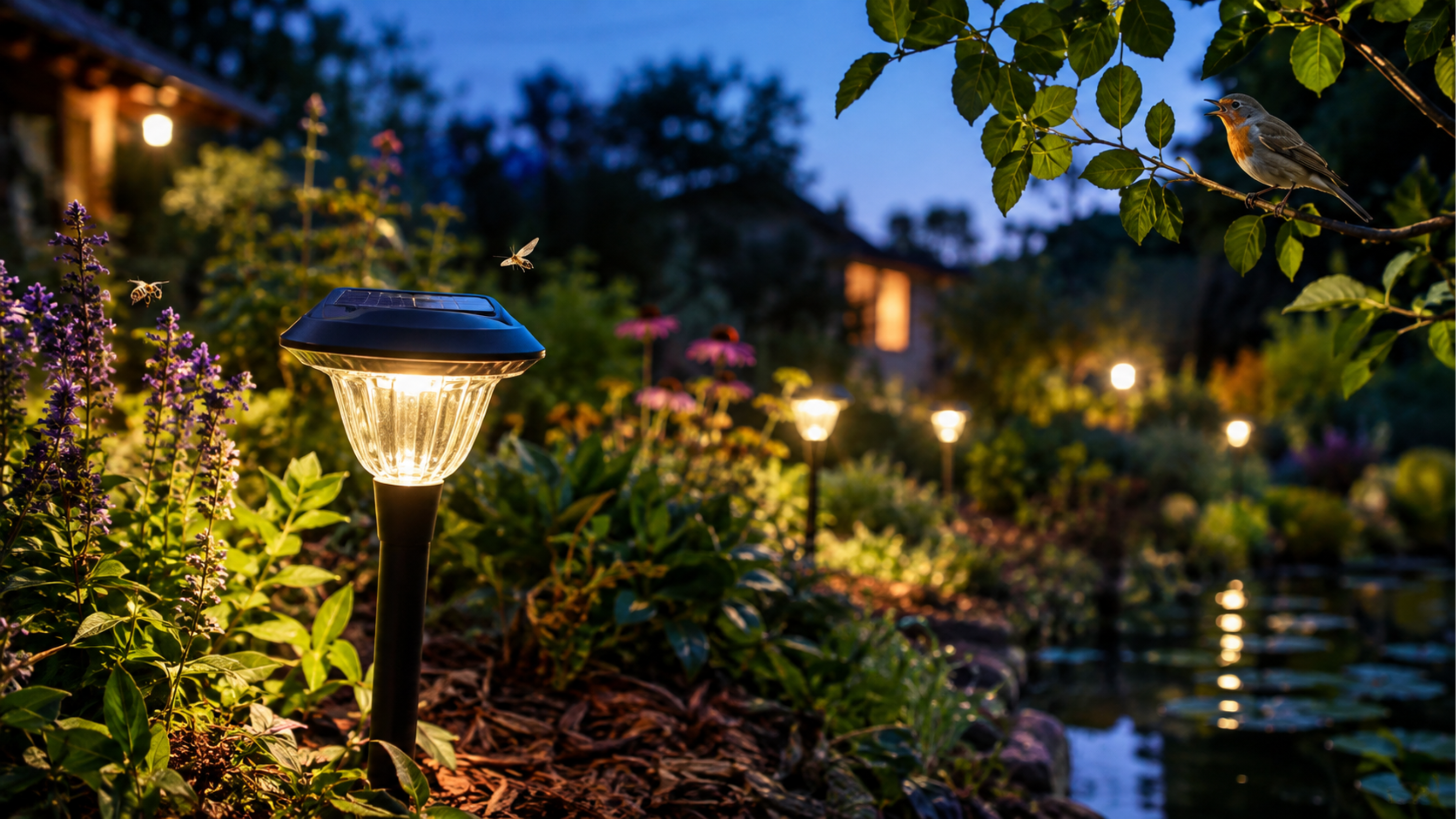Essa luz que parece inofensiva pode estar prejudicando seu jardim durante a noite