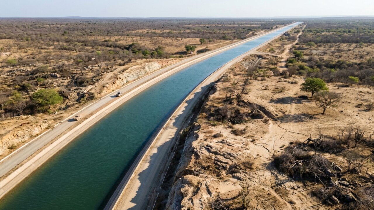 Megaobra de R$ 1,45 bilhão abre 115 km pelo sertão para mover até 40 mil litros de água por segundo e abastecer 750 mil pessoas do Nordeste