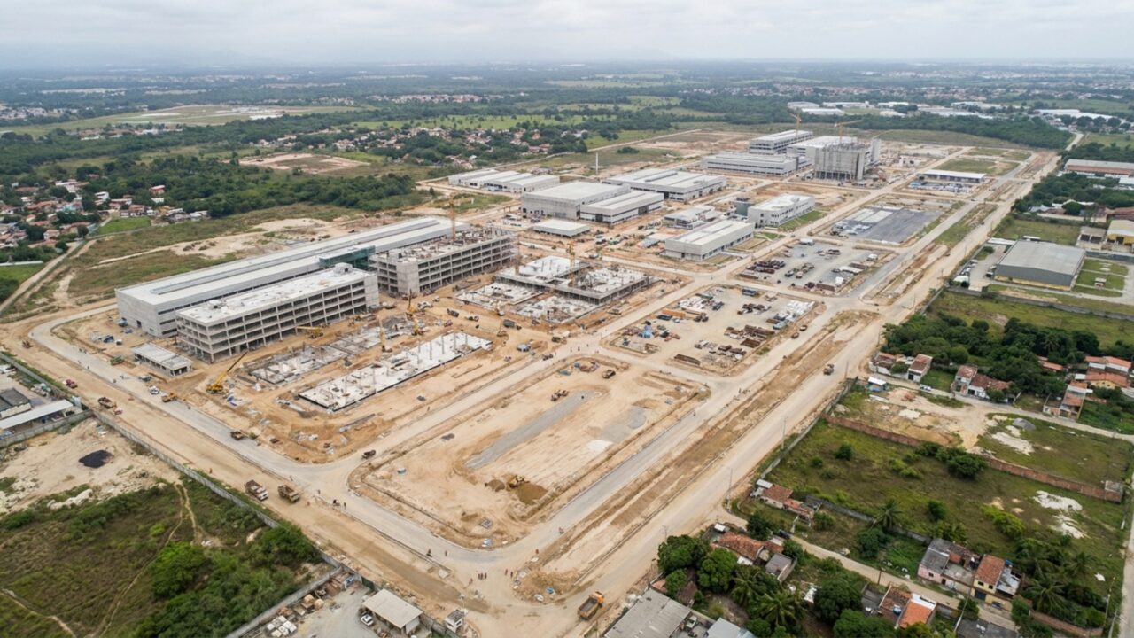 Megaobra de R$ 2 bilhões ocupa terreno de 580 mil m² no Rio para erguer o maior centro de produção de biológicos da América Latina