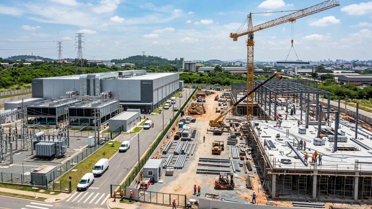 Gigante americana investe R$ 10,1 bilhões para construir e ampliar data centers no Brasil voltados à nuvem e inteligência artificial