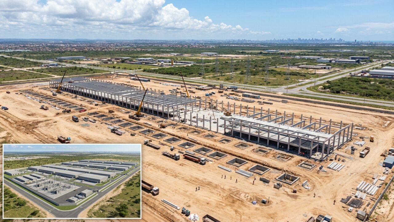 Cidade vizinha a Fortaleza concentra projetos de R$ 381,7 bilhões em dois data centers e já vê uma das maiores obras de tecnologia da América Latina avançar // IMAGEM ILUSTRATIVA