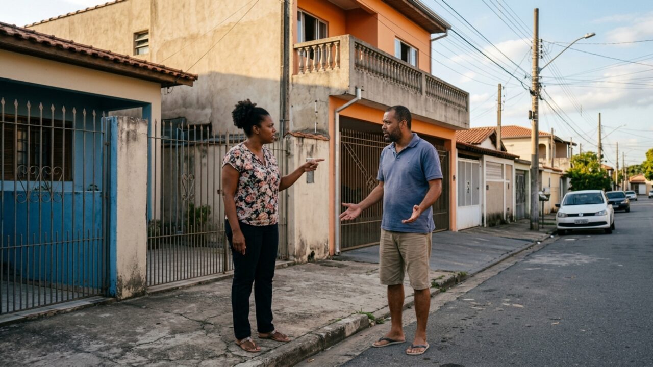 Homem constrói um segundo andar depois de anos juntando dinheiro e, já com a obra pronta, vizinho afirma que parte da laje avançou sobre seu terreno e pede demolição do trecho