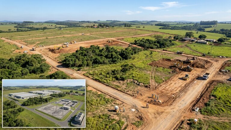 Megaobra de R$ 5 bilhões começa no interior de São Paulo em terreno de 944 mil m² e terá 115 mil m² de construção para erguer um campus de inteligência artificial