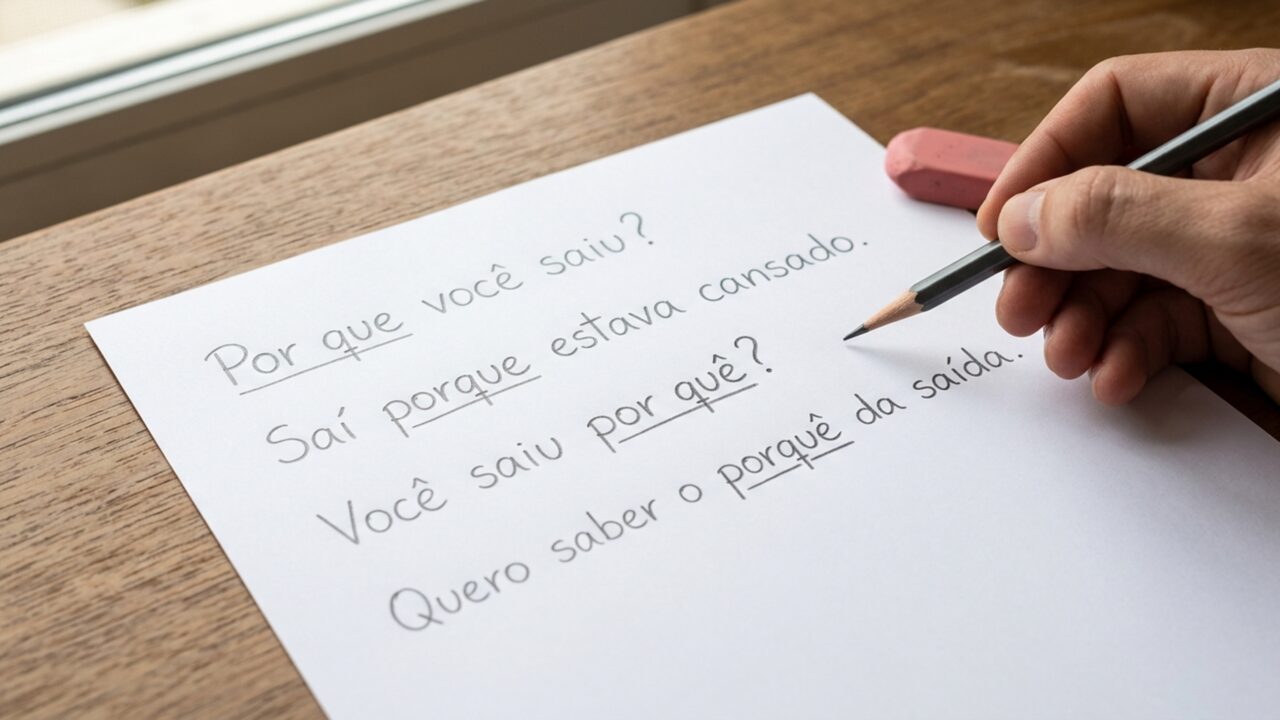 Você sabe usar “por que”, “porque”, “por quê” e “porquê”? Uma única frase pode revelar se você ainda lembra