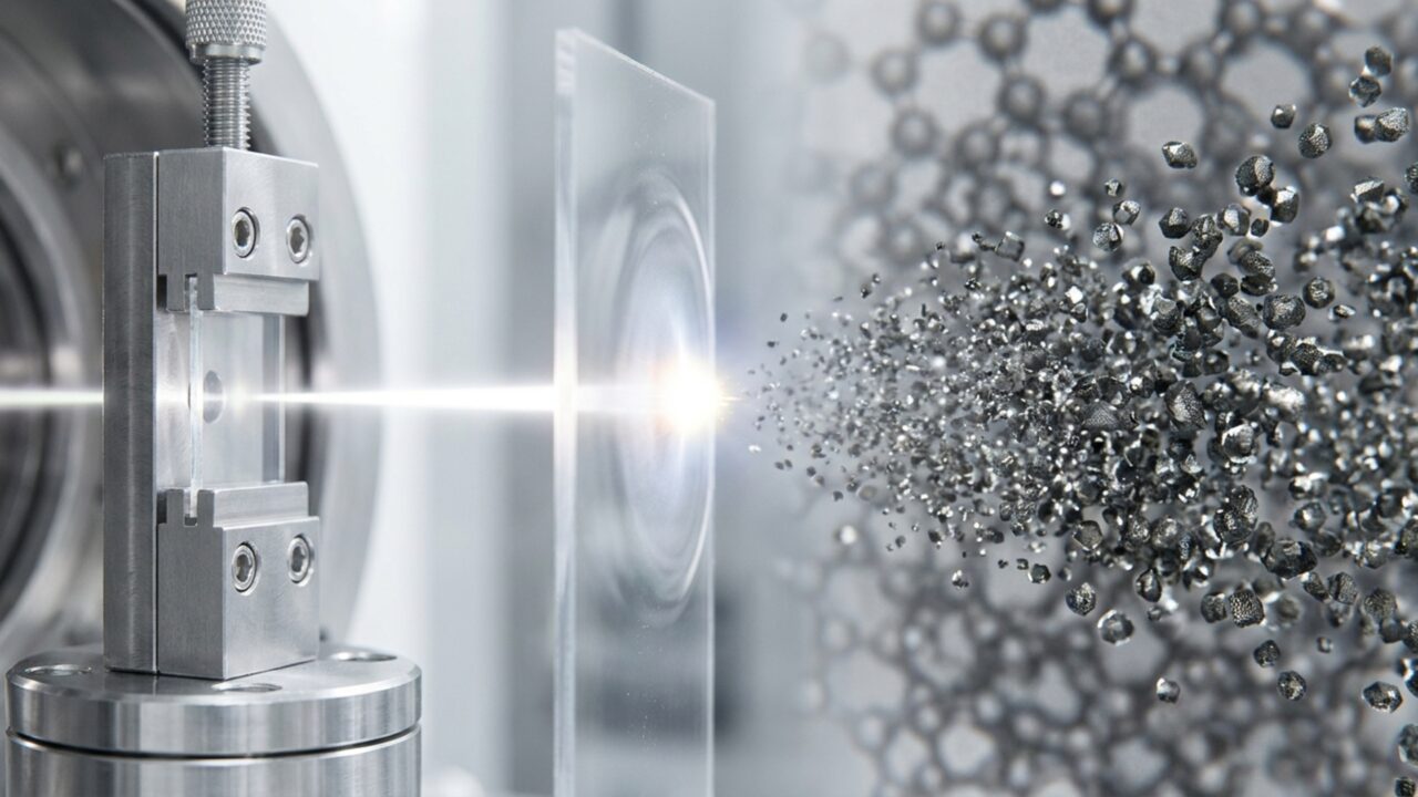 Disparam um laser contra plástico PET e cada pulso gera cerca de 10 trilhões de nanodiamantes ultrapuros