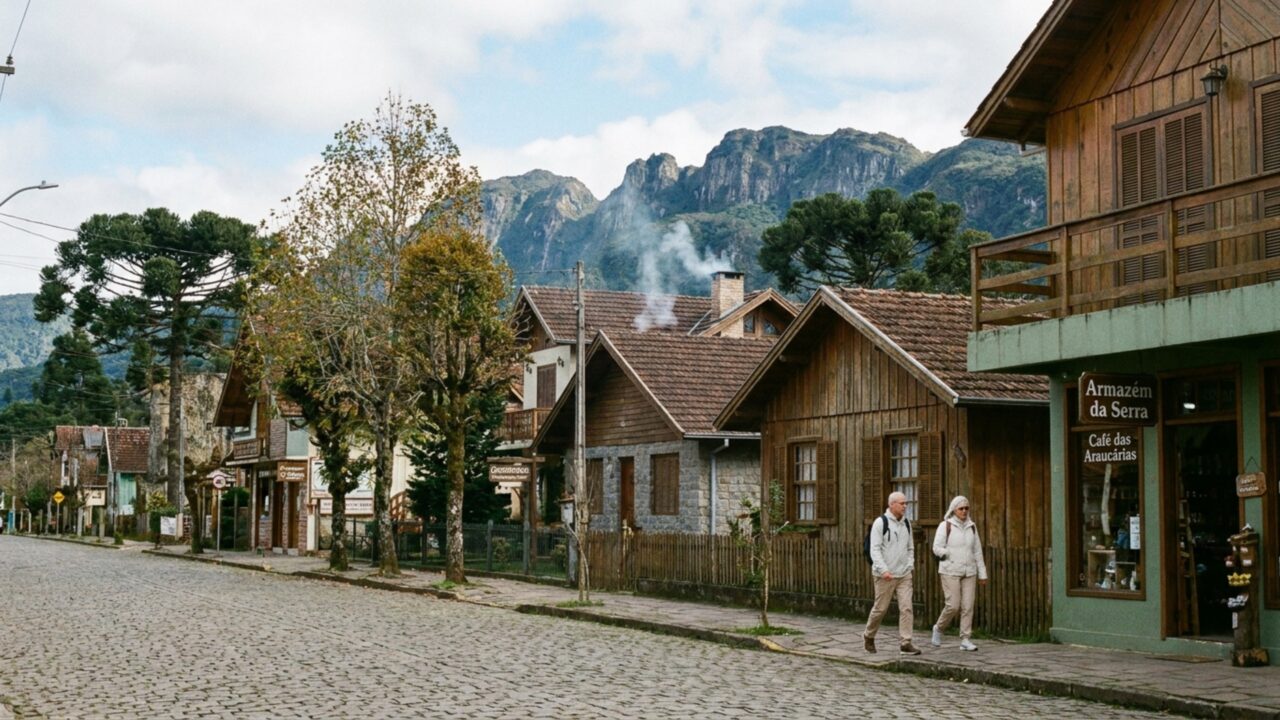 Única brasileira entre os 10 destinos mais acolhedores do mundo: a cidade catarinense do ponto habitado mais alto do Sul, a 1.822 metros