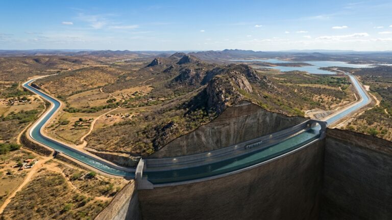 Megaobra de R$ 1,4 bilhão abre um túnel de 6,5 km e leva água por 115 km para atravessar o sertão com vazão de até 40 mil litros por segundo