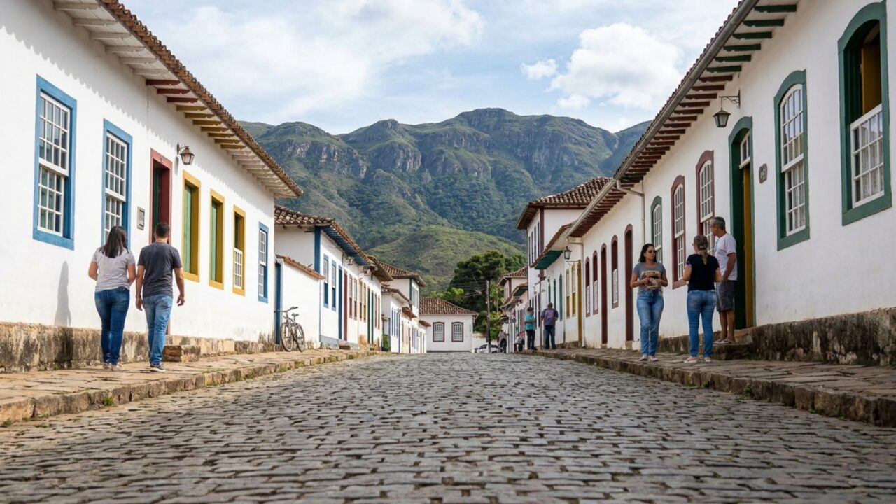 Ponto mais alto da Serra do Espinhaço e uma das 7 Maravilhas da Estrada Real: a cidade mineira onde lobos-guarás jantam na porta da igreja