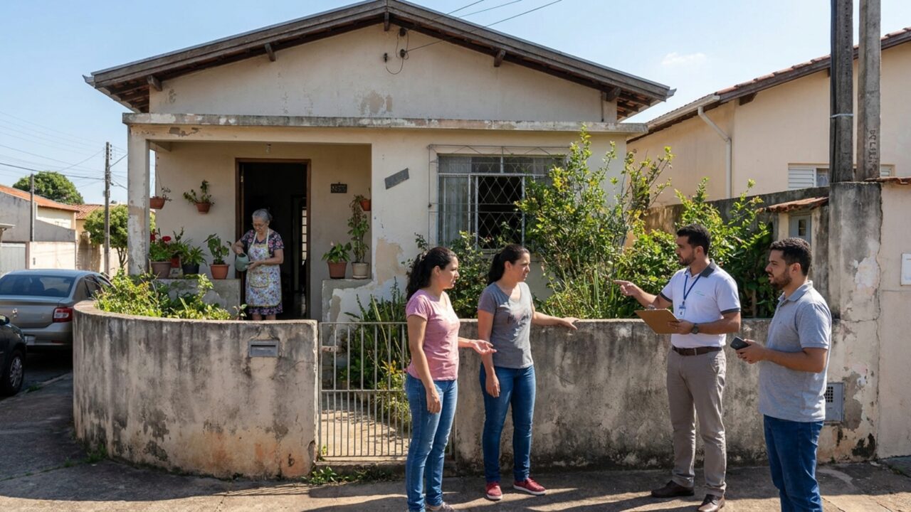 Filhas decidem vender a casa deixada pelo pai para dividir o dinheiro, mas descobrem que a viúva pode continuar morando no imóvel e impedir a venda judicial