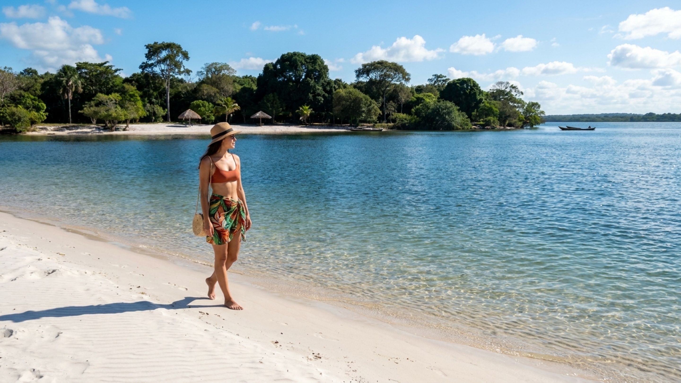 O Caribe Amazônico está entre as 100 melhores praias do mundo: a vila onde a areia branca só aparece quando o rio baixa