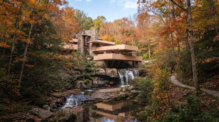 Arquitetura e história da Casa da Cascata