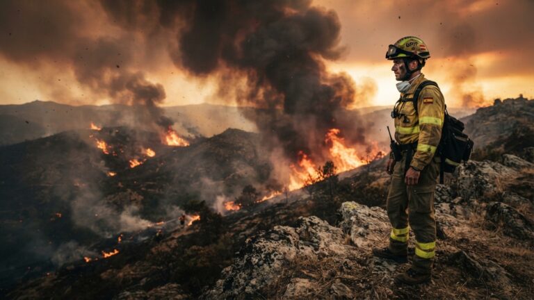 Incêndios se juntaram até formar uma área queimada do tamanho de uma grande metrópole enquanto satélites mostravam reservatórios cercados por vegetação carbonizada