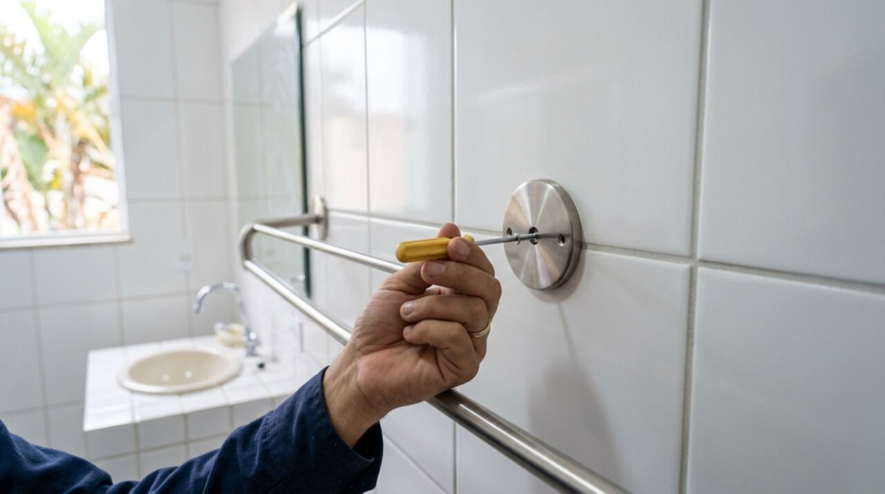 Como furar azulejo sem rachar: 4 passos para instalar acessórios na parede