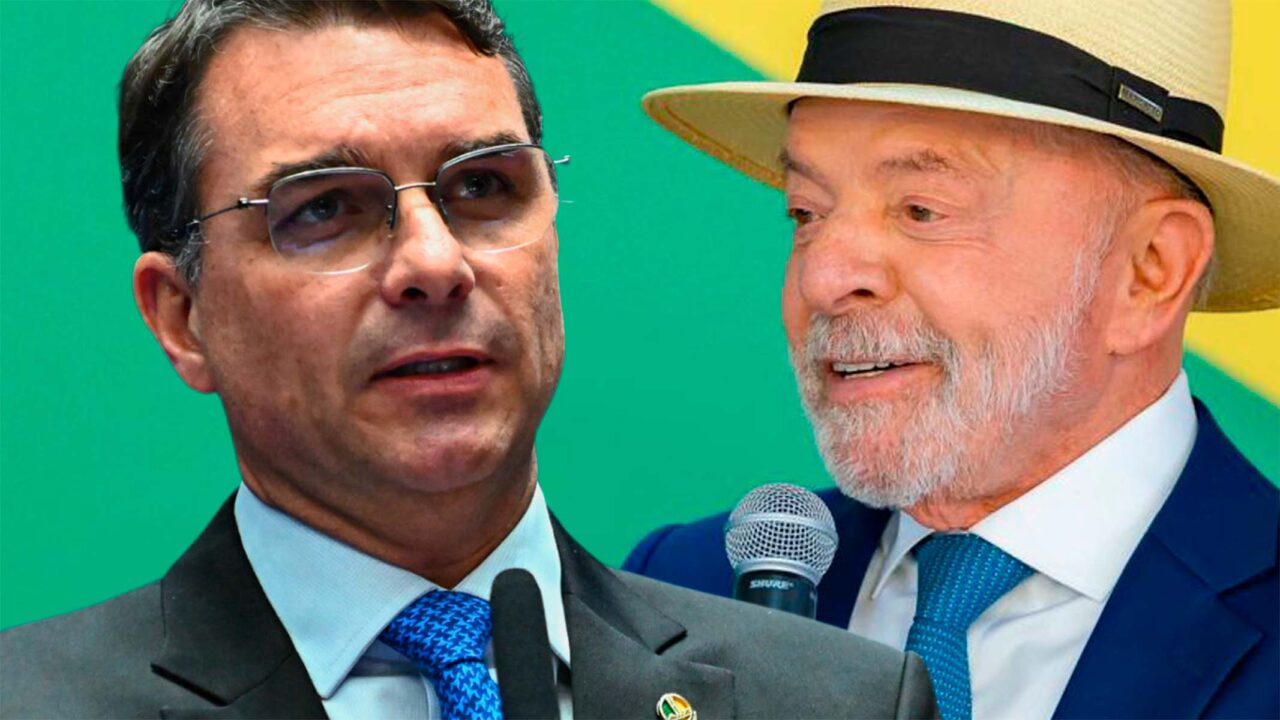 Campanha de Lula reforça associação entre Flávio e Vorcaro nas redes