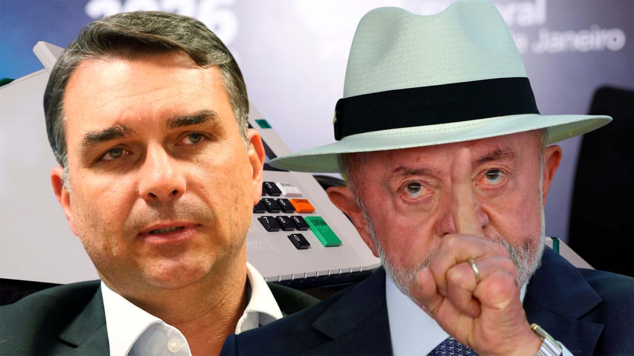 Datafolha mostra Flávio com 49% e Lula com 45%