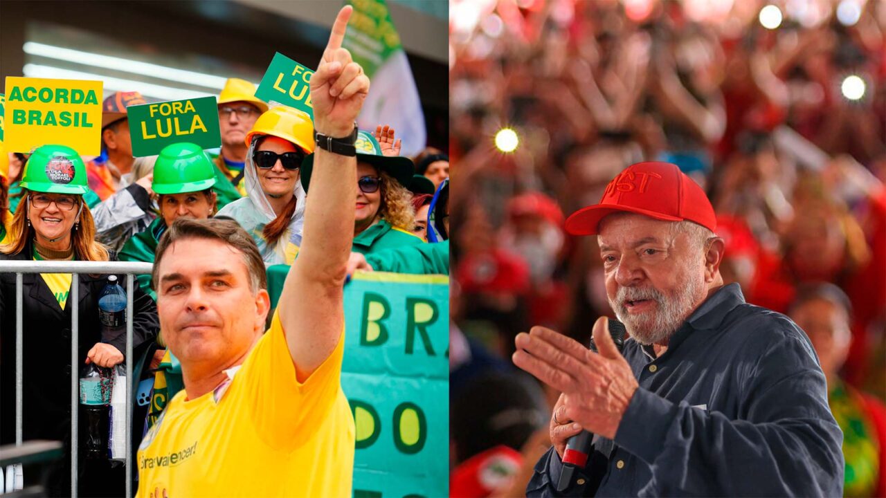 Diferença entre Lula e Flávio cai na pesquisa CNT/MDA