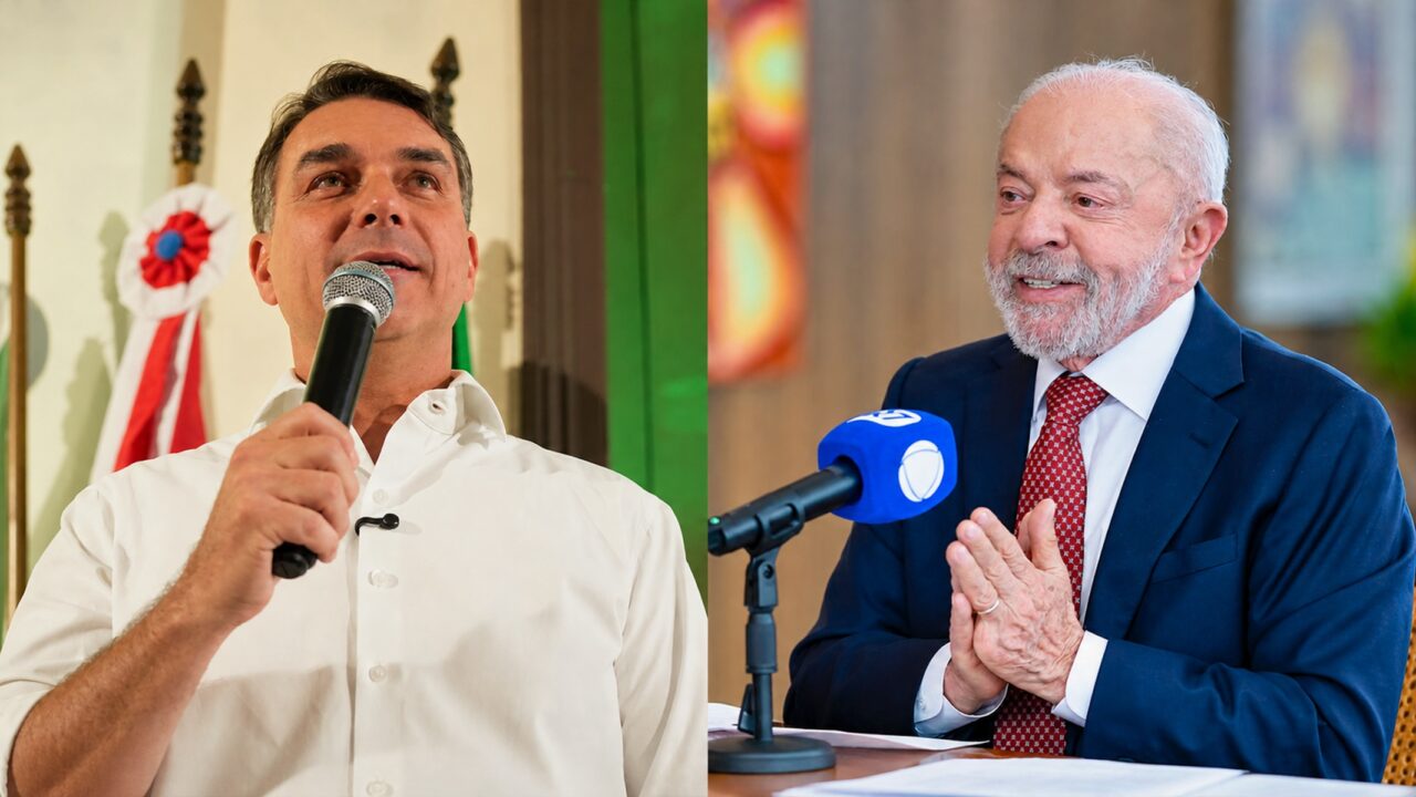 Lula e Flávio empatam com 44% no 2º turno, indica Realtime