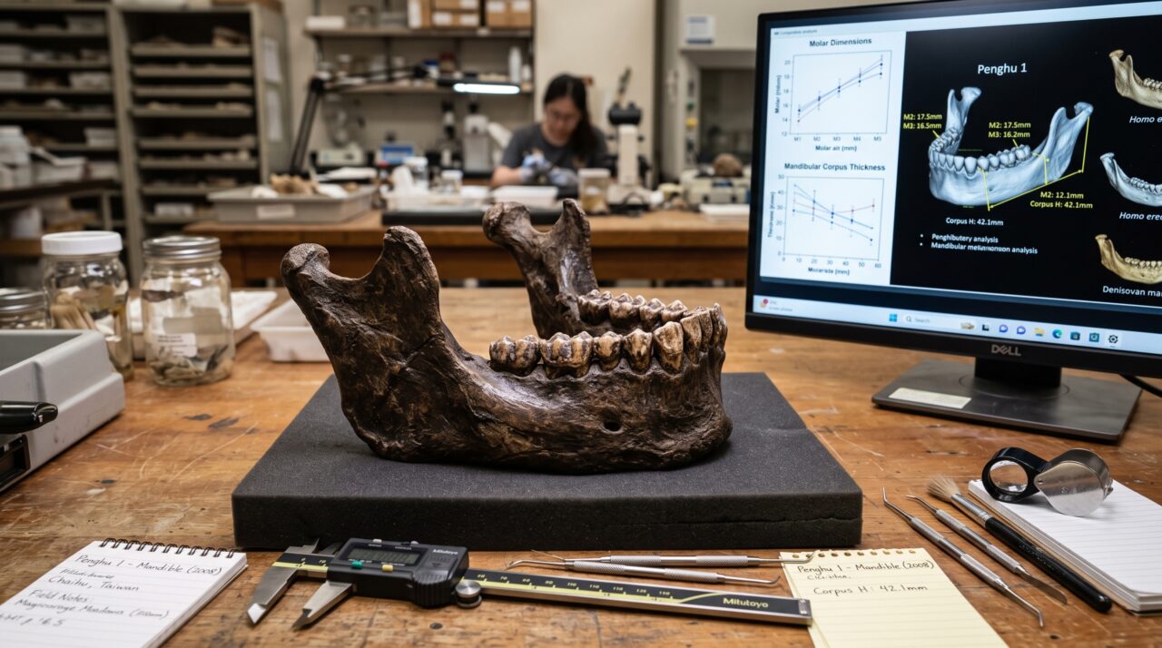 Uma mandíbula puxada do fundo do mar ficou anos sem identidade até proteínas antigas apontarem para um homem denisovano de dentes enormes