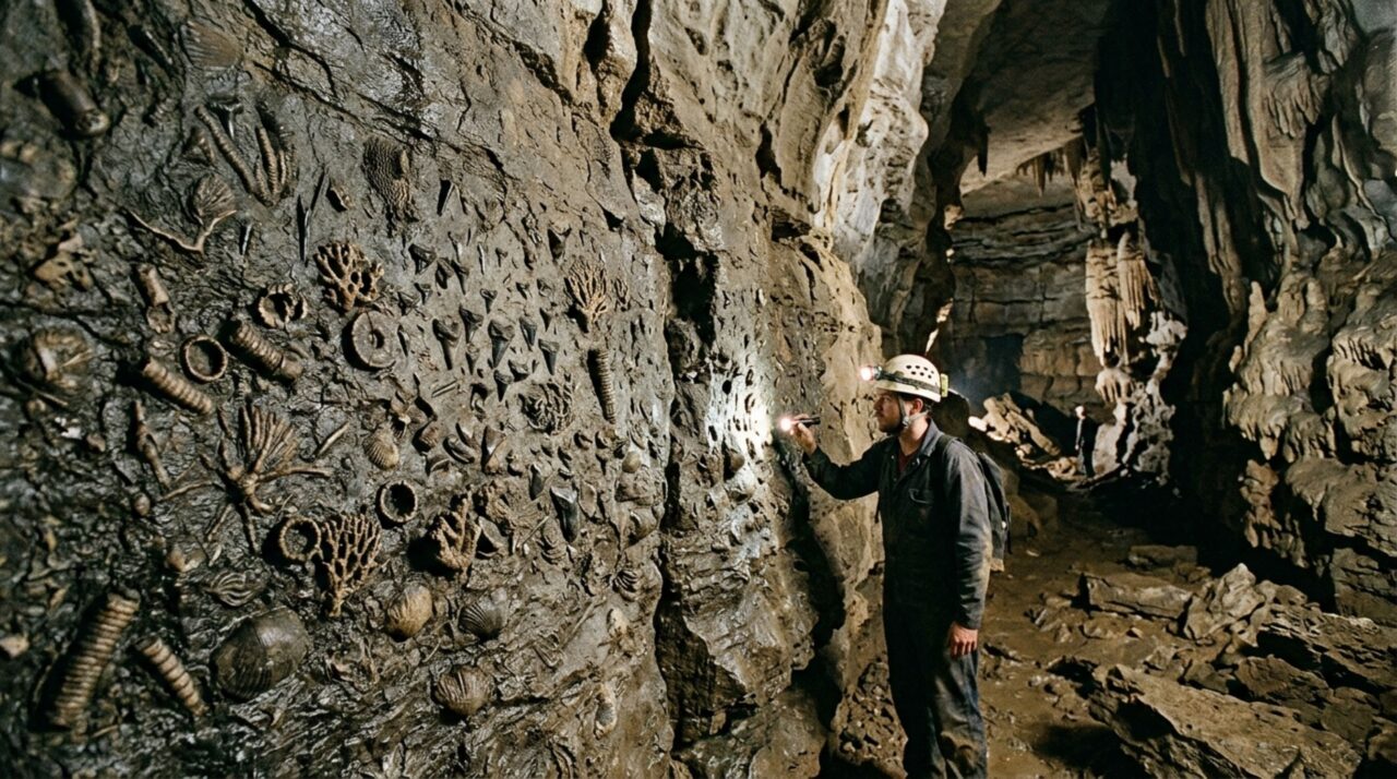 Uma caverna chamada Mammoth nunca entregou um mamute e o nome esconde fósseis de tubarões, morcegos-vampiros e salamandras gigantes