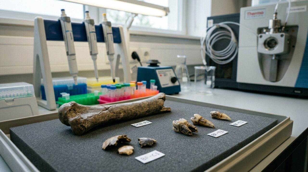 Proteínas antigas permitiram identificar restos humanos entre milhares de fragmentos ósseos