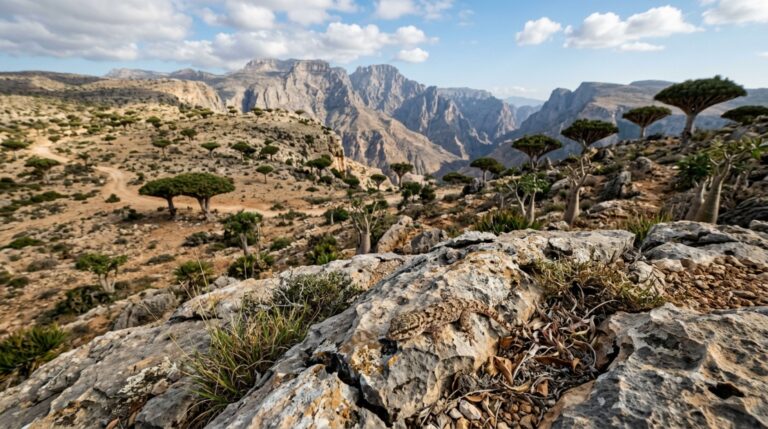 O isolamento de Socotra favoreceu a evolução de répteis que não existem em nenhum outro lugar