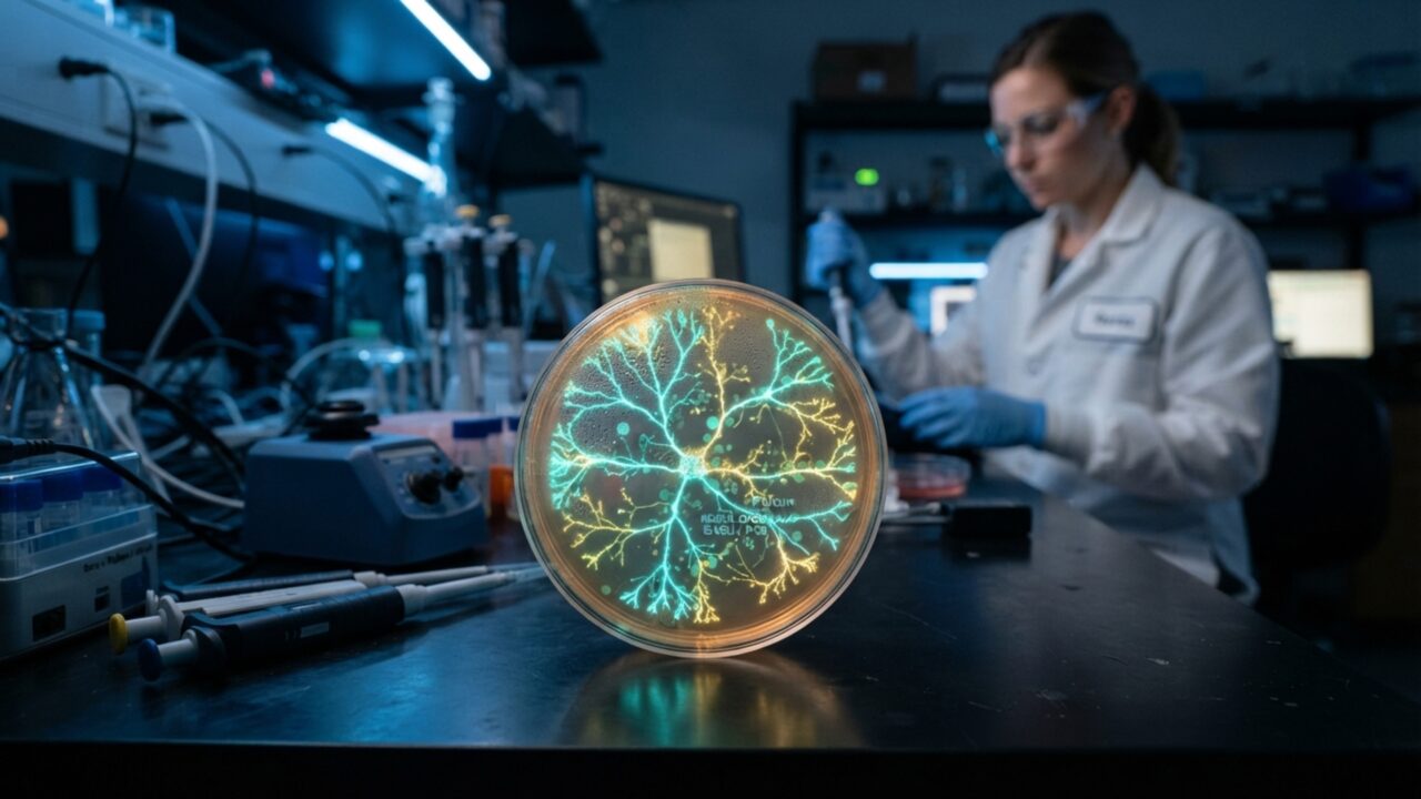 Uma colônia de bactérias pode virar circuito elétrico vivo e pesquisadores já conseguiram ligar células como transistores para processar sinais e comandar respostas químicas