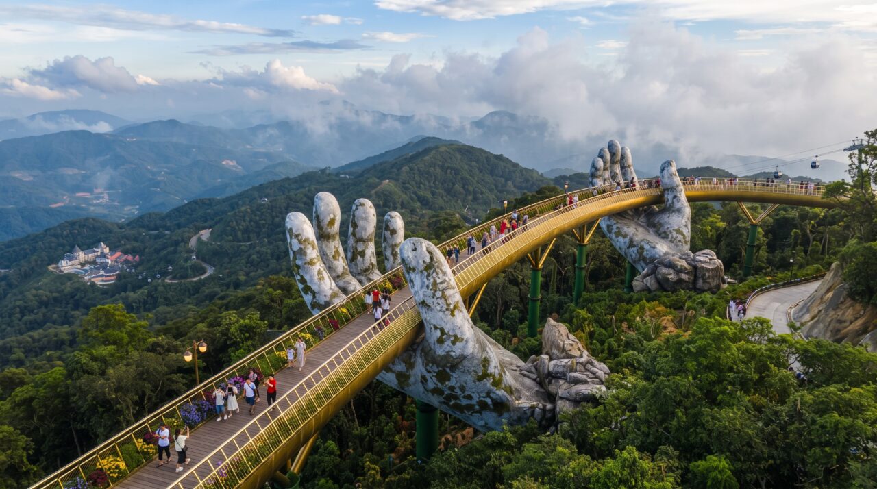 Arquitetura e curiosidades da Golden Bridge no Vietnã
