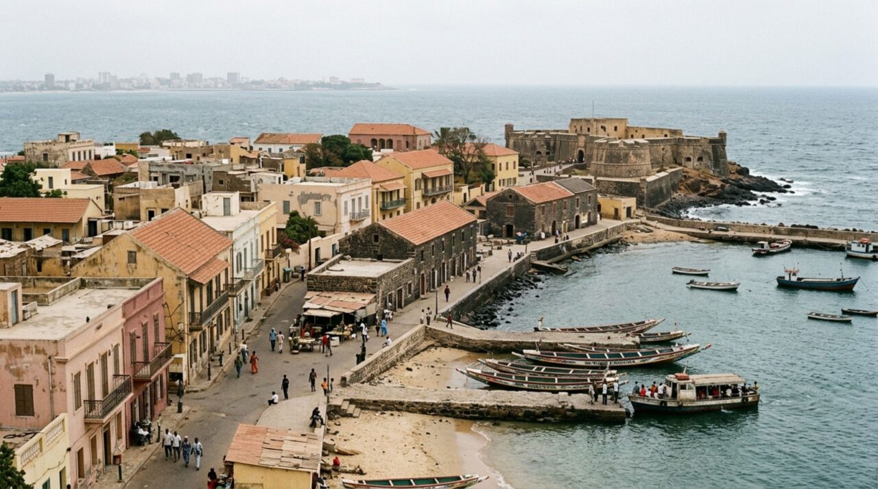 Uma ilha virou fortaleza diante do Senegal e preserva séculos de disputa pela costa atlântica